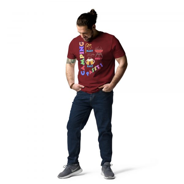 "Camping passt !" Unisex-Bio-Baumwoll-T-Shirt – Bild 11