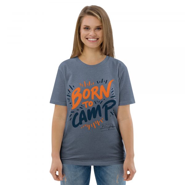 "Born To Camp" Unisex-Bio-Baumwoll-T-Shirt – Bild 26