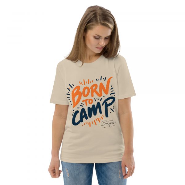 "Born To Camp" Unisex-Bio-Baumwoll-T-Shirt – Bild 42