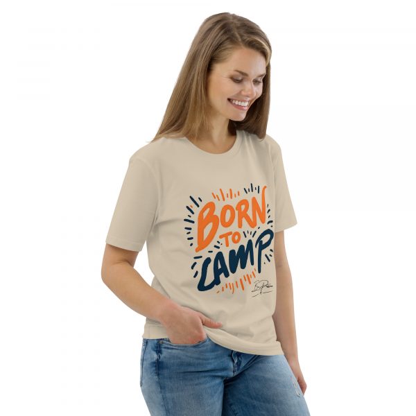 "Born To Camp" Unisex-Bio-Baumwoll-T-Shirt – Bild 46
