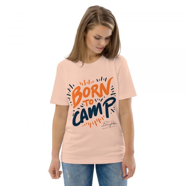 "Born To Camp" Unisex-Bio-Baumwoll-T-Shirt – Bild 50