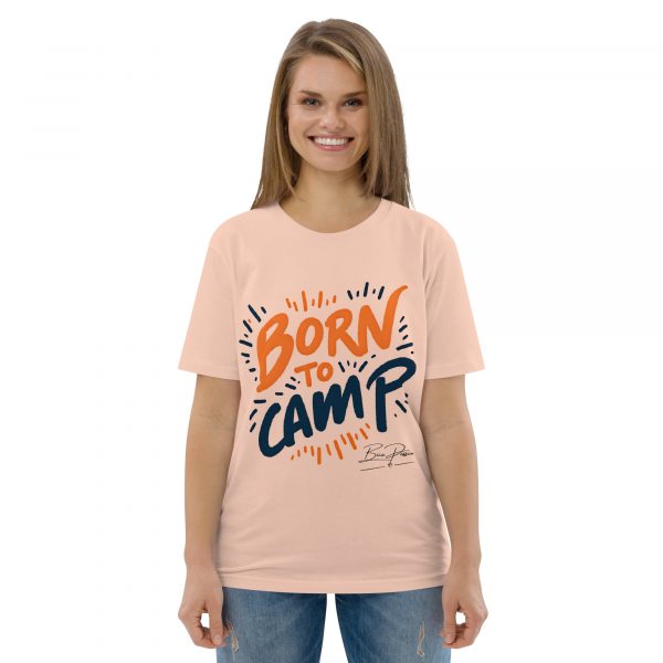 "Born To Camp" Unisex-Bio-Baumwoll-T-Shirt – Bild 49