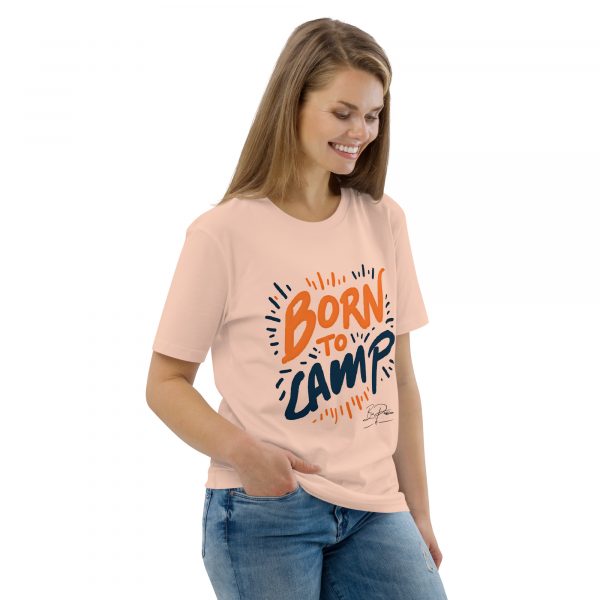 "Born To Camp" Unisex-Bio-Baumwoll-T-Shirt – Bild 54