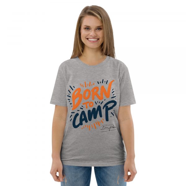 "Born To Camp" Unisex-Bio-Baumwoll-T-Shirt – Bild 33