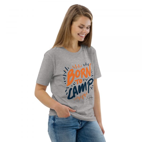 "Born To Camp" Unisex-Bio-Baumwoll-T-Shirt – Bild 38