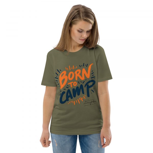 "Born To Camp" Unisex-Bio-Baumwoll-T-Shirt – Bild 19