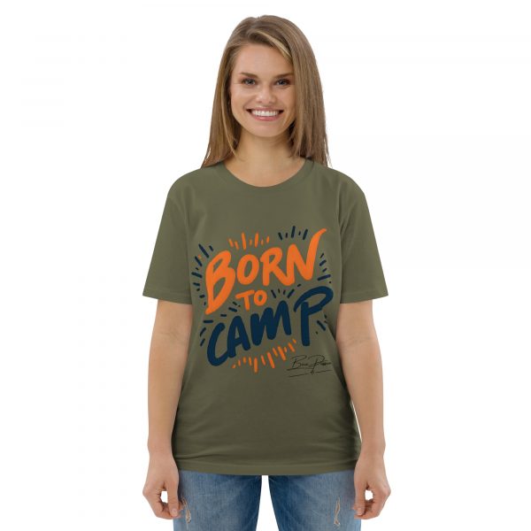 "Born To Camp" Unisex-Bio-Baumwoll-T-Shirt – Bild 18