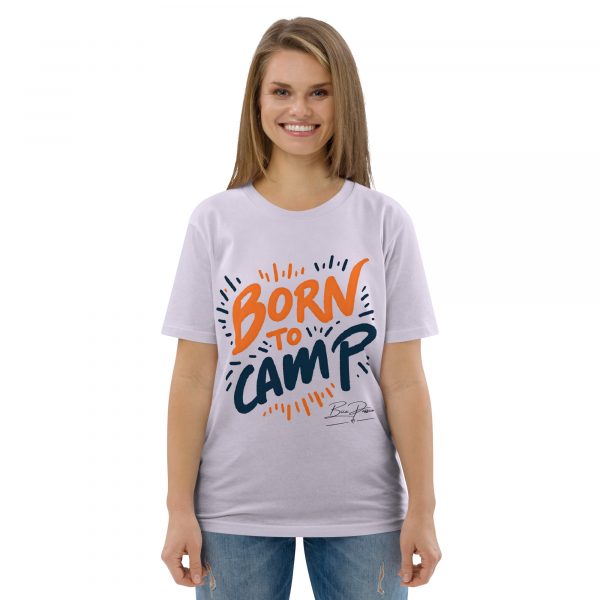 "Born To Camp" Unisex-Bio-Baumwoll-T-Shirt – Bild 65