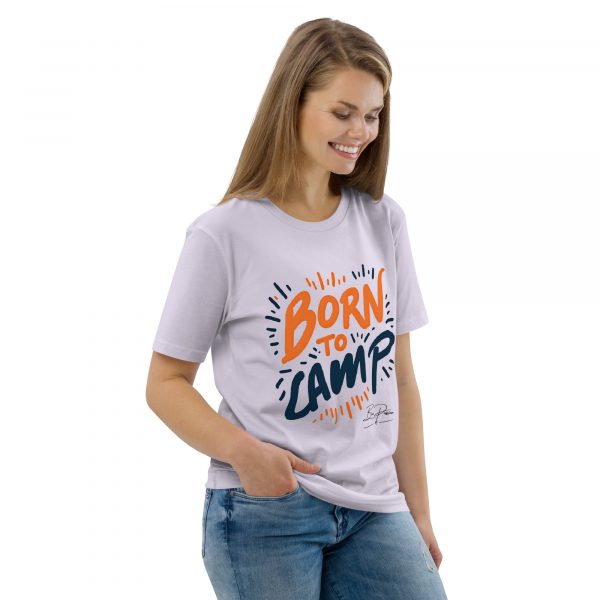 "Born To Camp" Unisex-Bio-Baumwoll-T-Shirt – Bild 70
