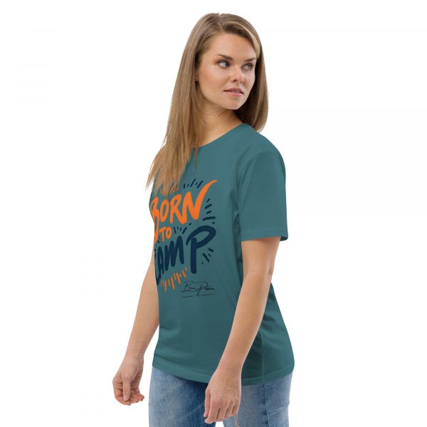 "Born To Camp" Unisex-Bio-Baumwoll-T-Shirt – Bild 14