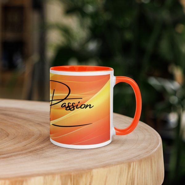 Tasse mit farbiger Innenseite "Sunset" – Bild 3